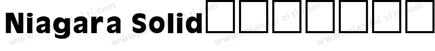Niagara Solid字体字体转换
